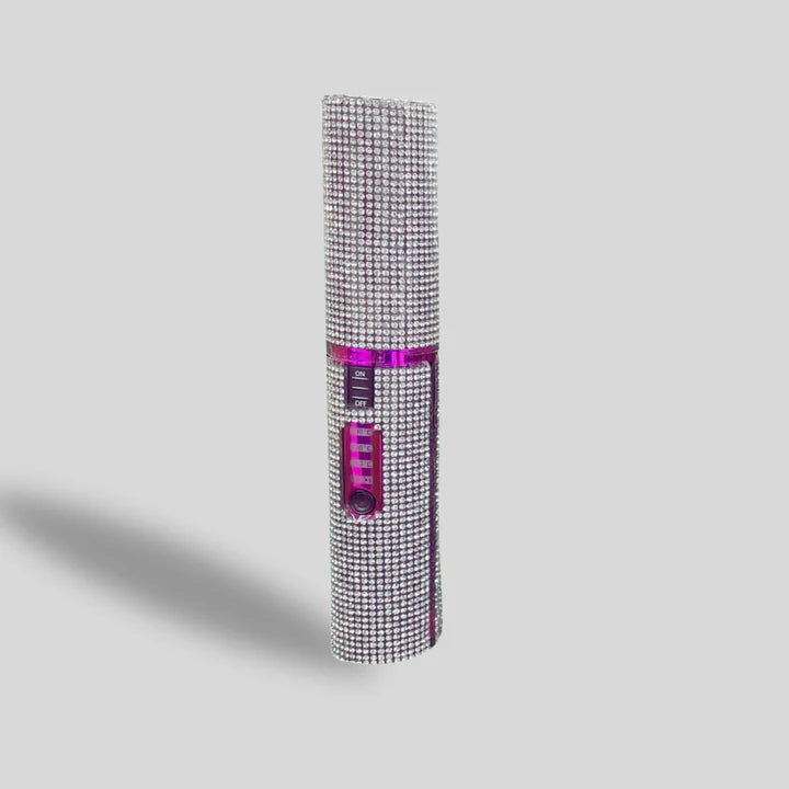 Gemstone wireless hair straightener