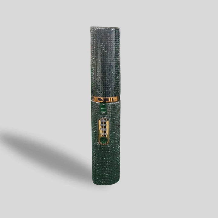 Gemstone wireless hair straightener