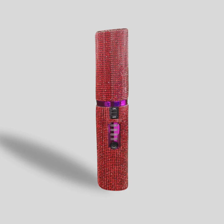 Gemstone wireless hair straightener